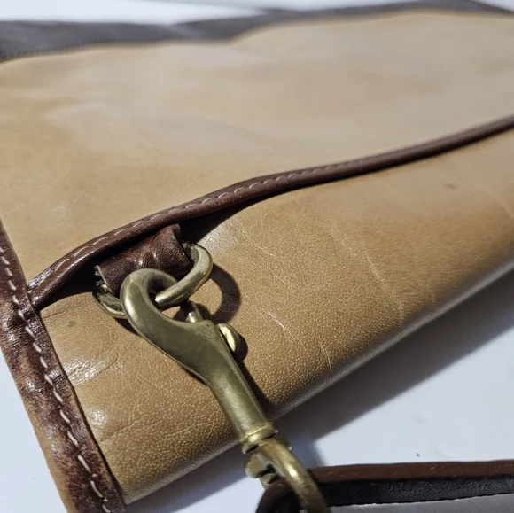 Vintage Brahmin Leather Satchel Bag - Picture 9 of 14